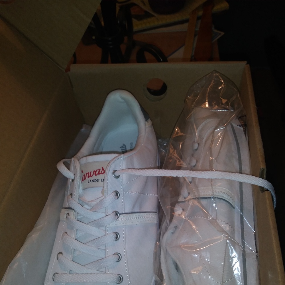 Lands' End Retro Canvas Sneakers